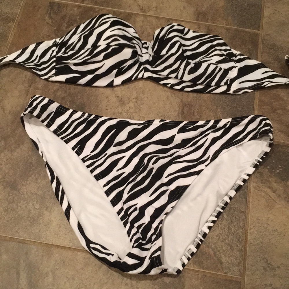 Victoria secret zebra print bikini